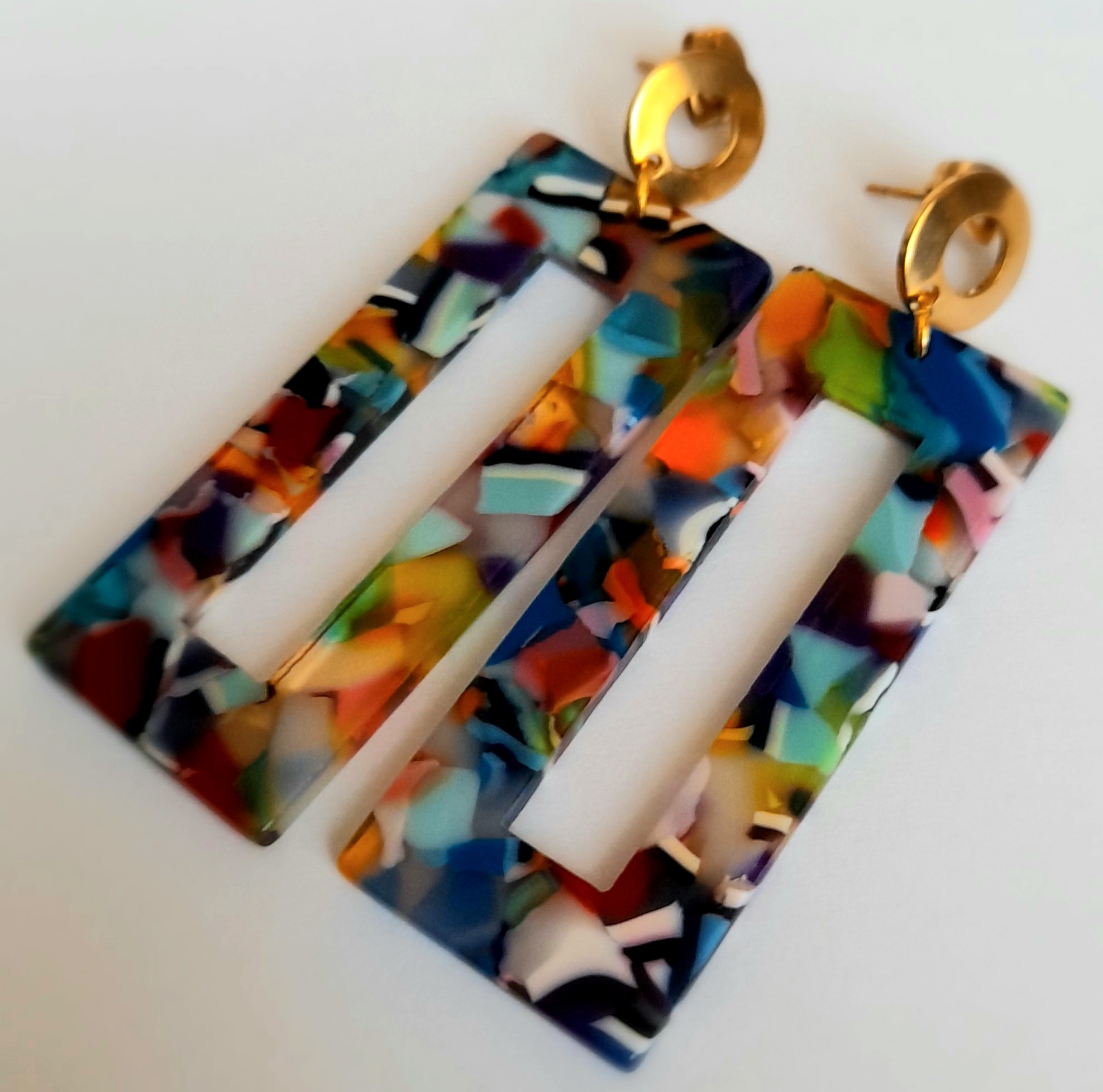 AROS RESINA MARMOLEADA RECTANGULAR - 1