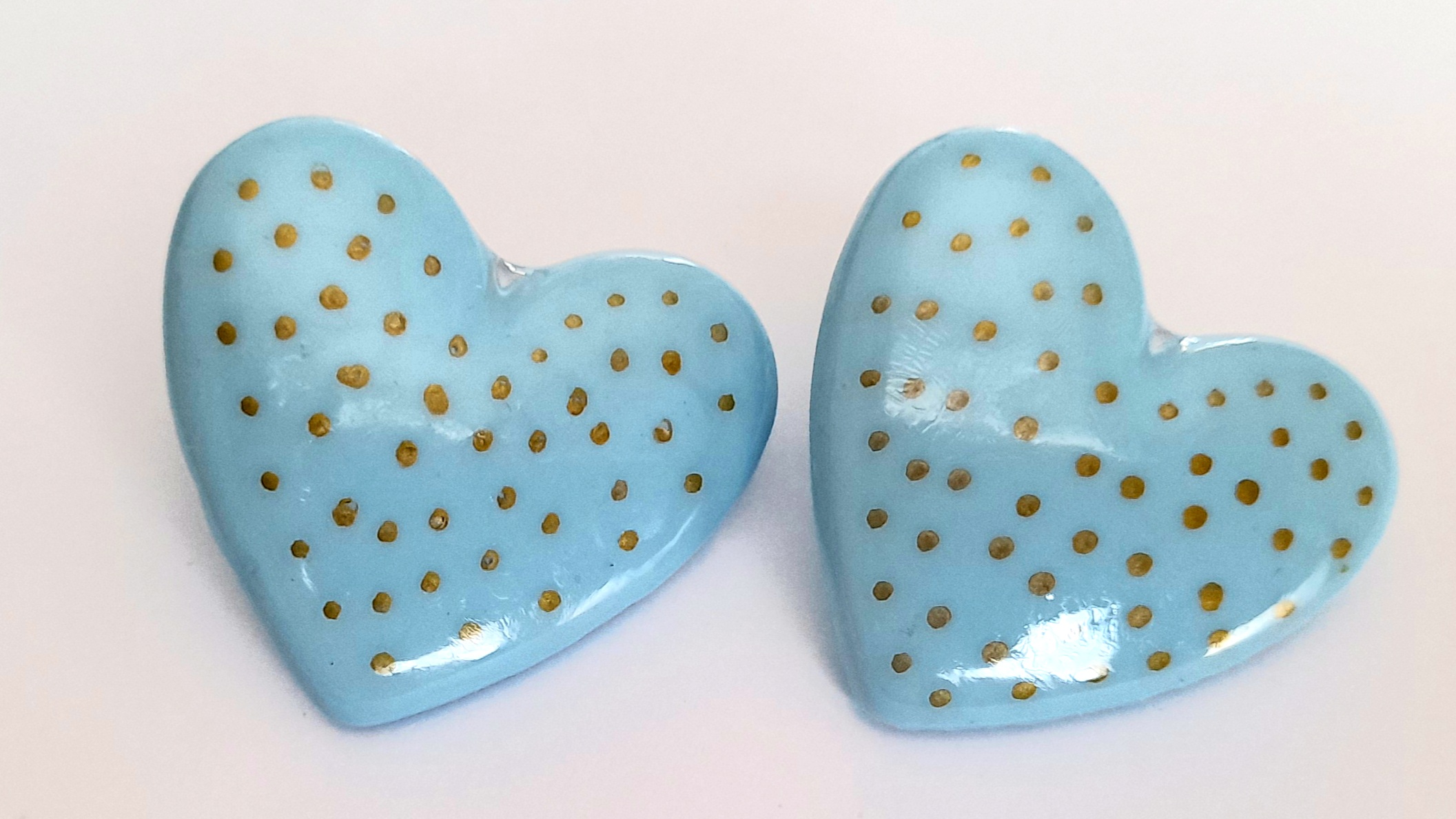 AROS CORAZON PUNTITOS - 1
