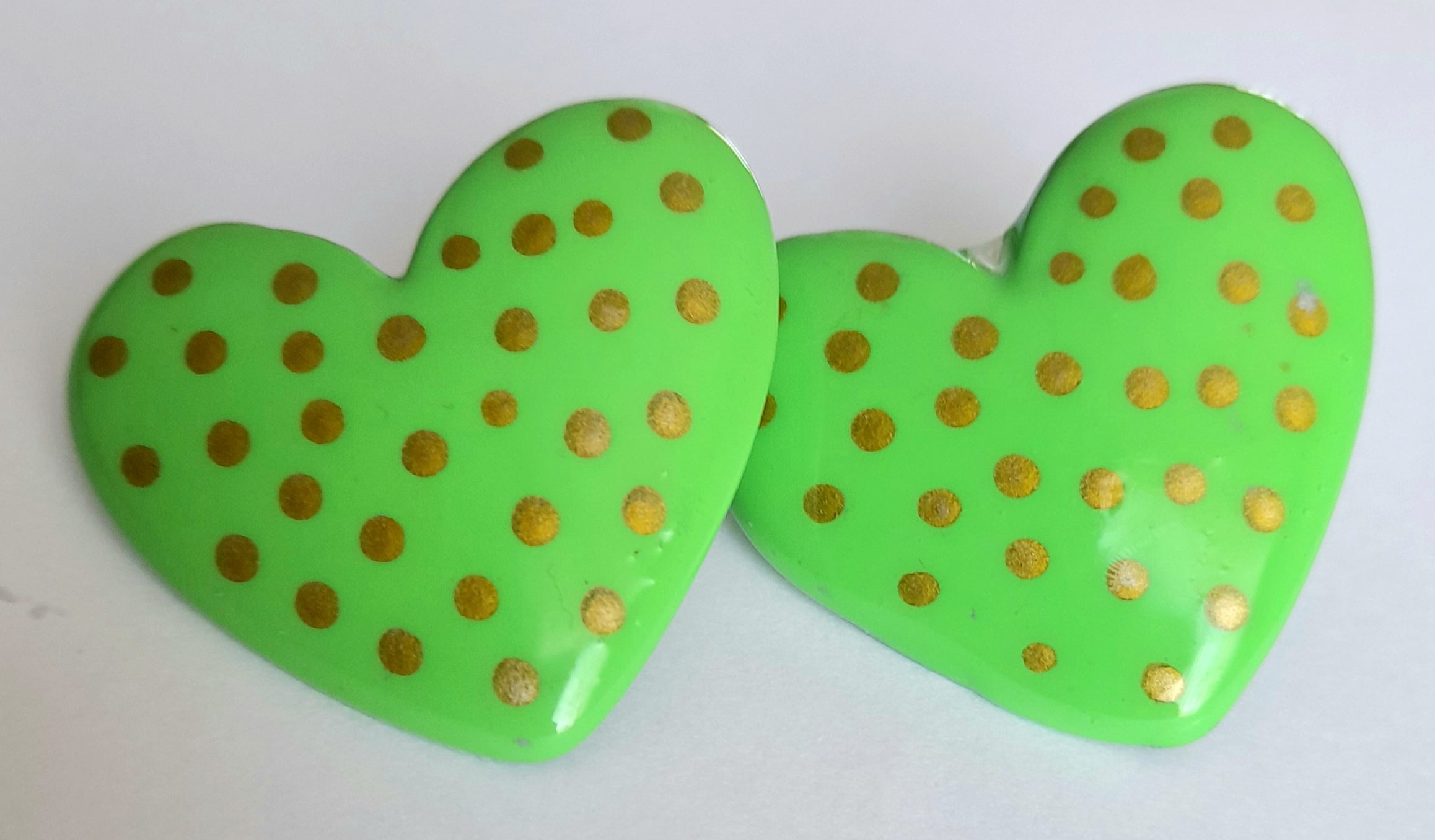 AROS CORAZON PUNTITOS - 1