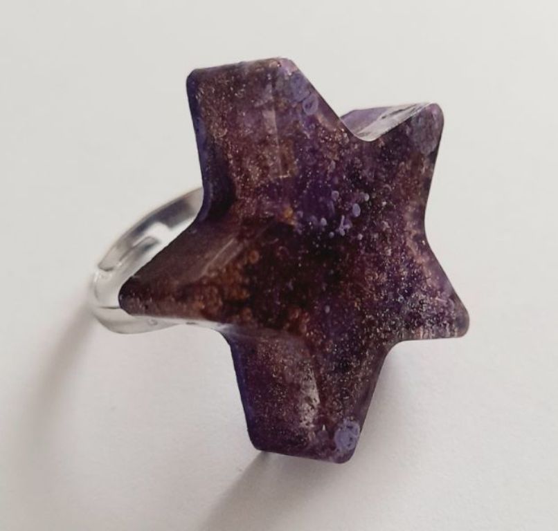 ANILLO CATHALIFAUDJOYAS RESINA ESTRELLA - 1