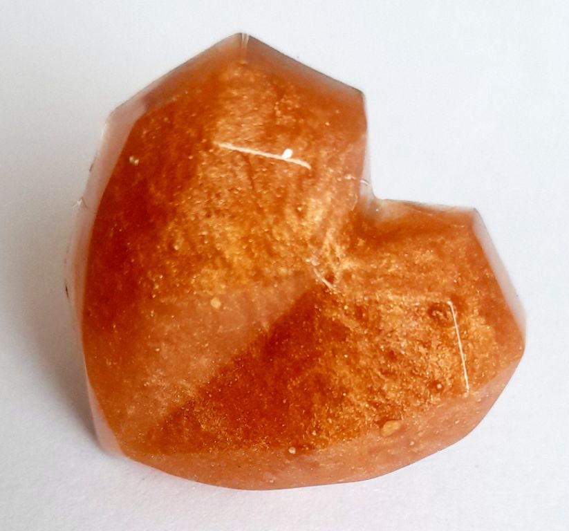 ANILLO CATHALIFAUDJOYAS RESINA CORAZÓN GEOMÉTRICO - 1
