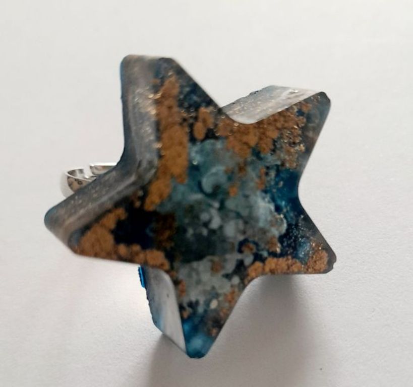 ANILLO CATHALIFAUDJOYAS RESINA ESTRELLA - 1
