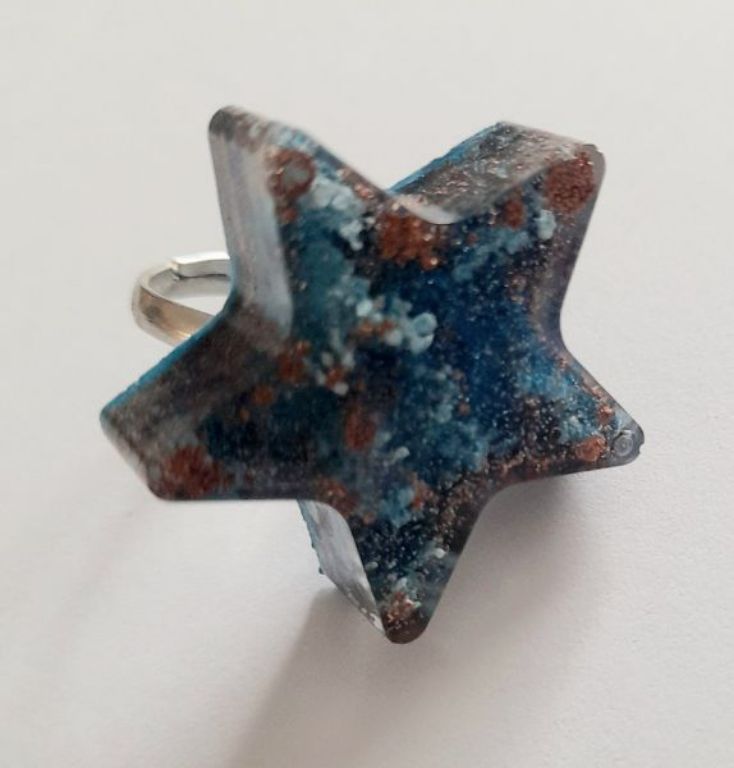 ANILLO CATHALIFAUDJOYAS RESINA ESTRELLA - 1