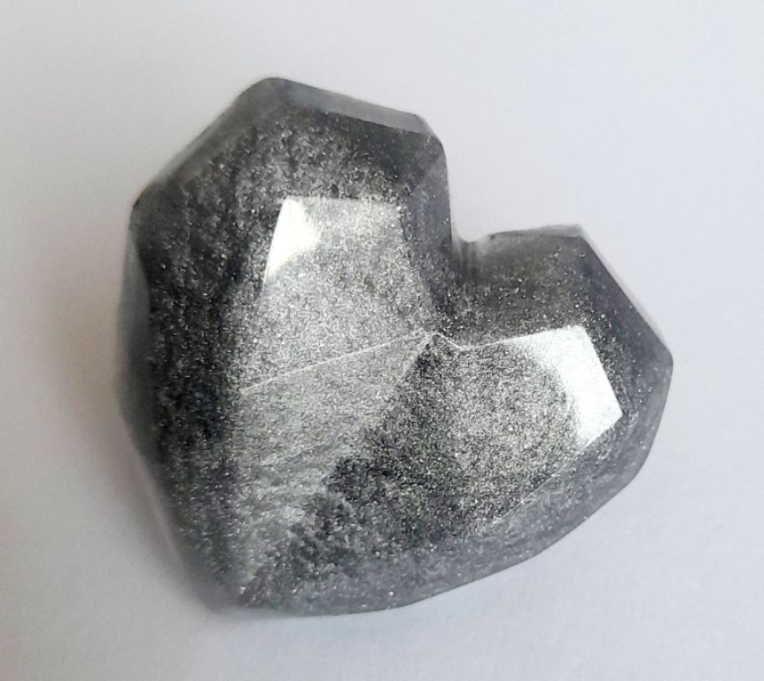 ANILLO CATHALIFAUDJOYAS RESINA CORAZÓN GEOMÉTRICO - 1