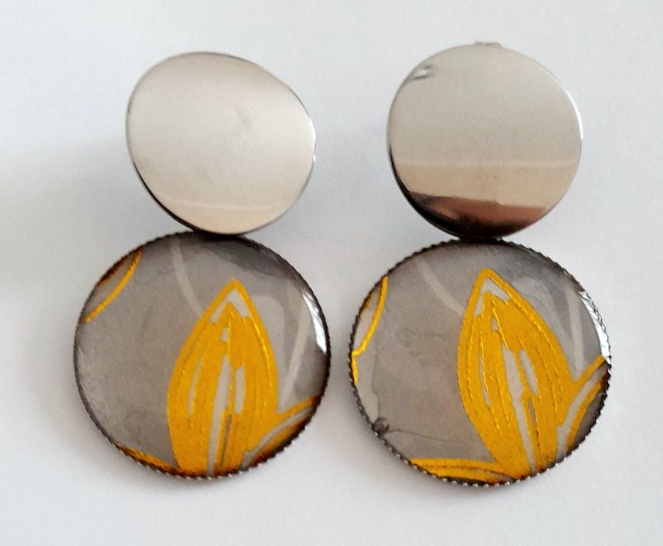 AROS CATHALIFAUDJOYAS DISEÑO INTERNO RESINA ACERO - 1