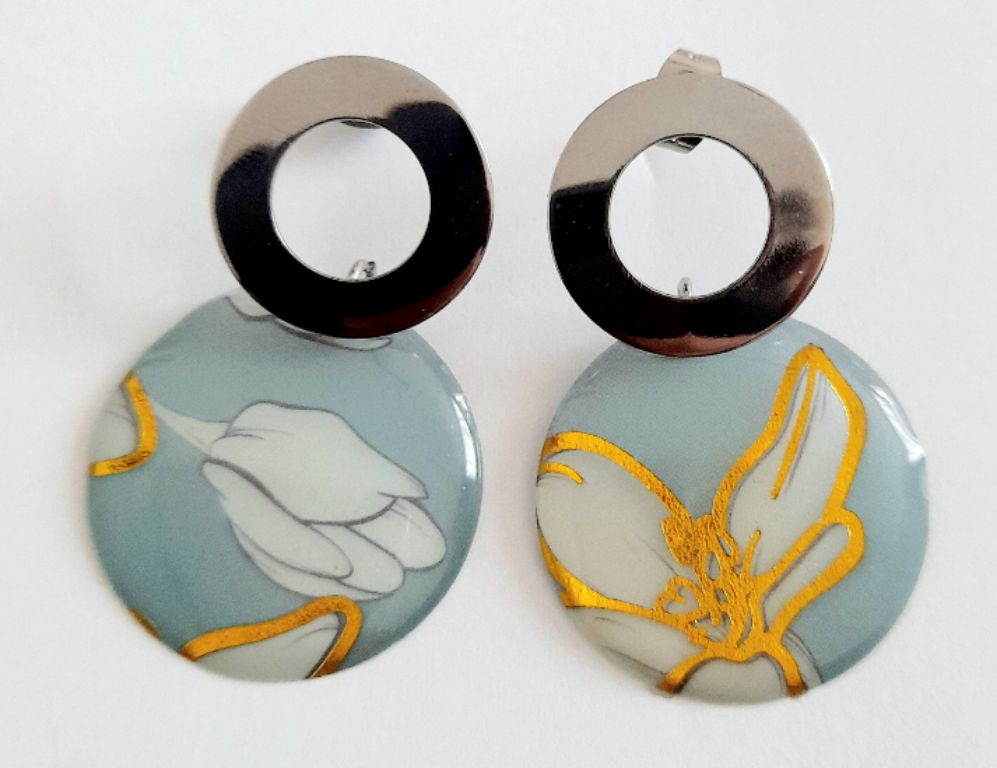 AROS CATHALIFAUDJOYAS DISEÑO INTERNO RESINA ACERO - 1
