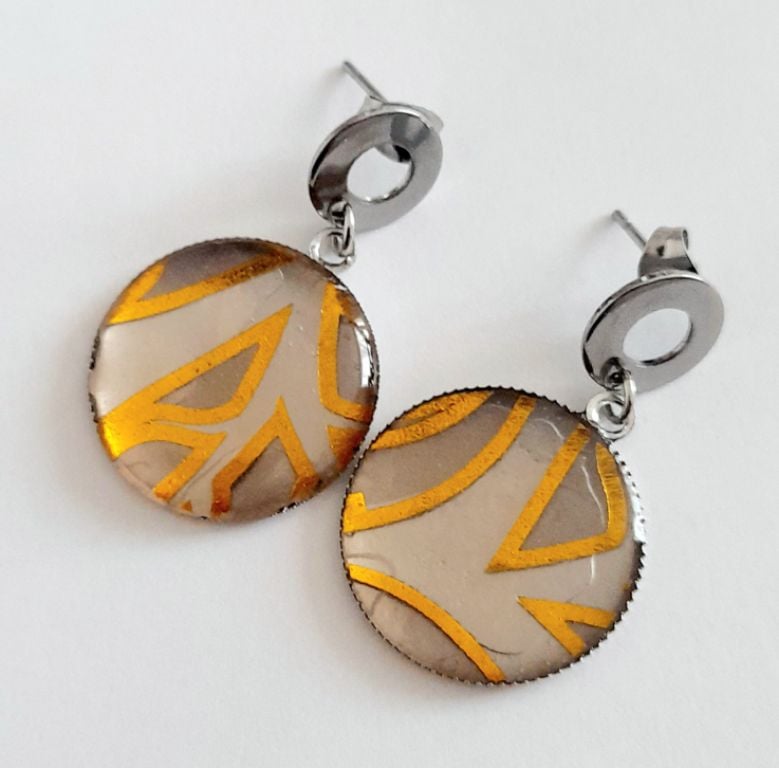 AROS CATHALIFAUDJOYAS DISEÑO INTERNO RESINA ACERO - 1
