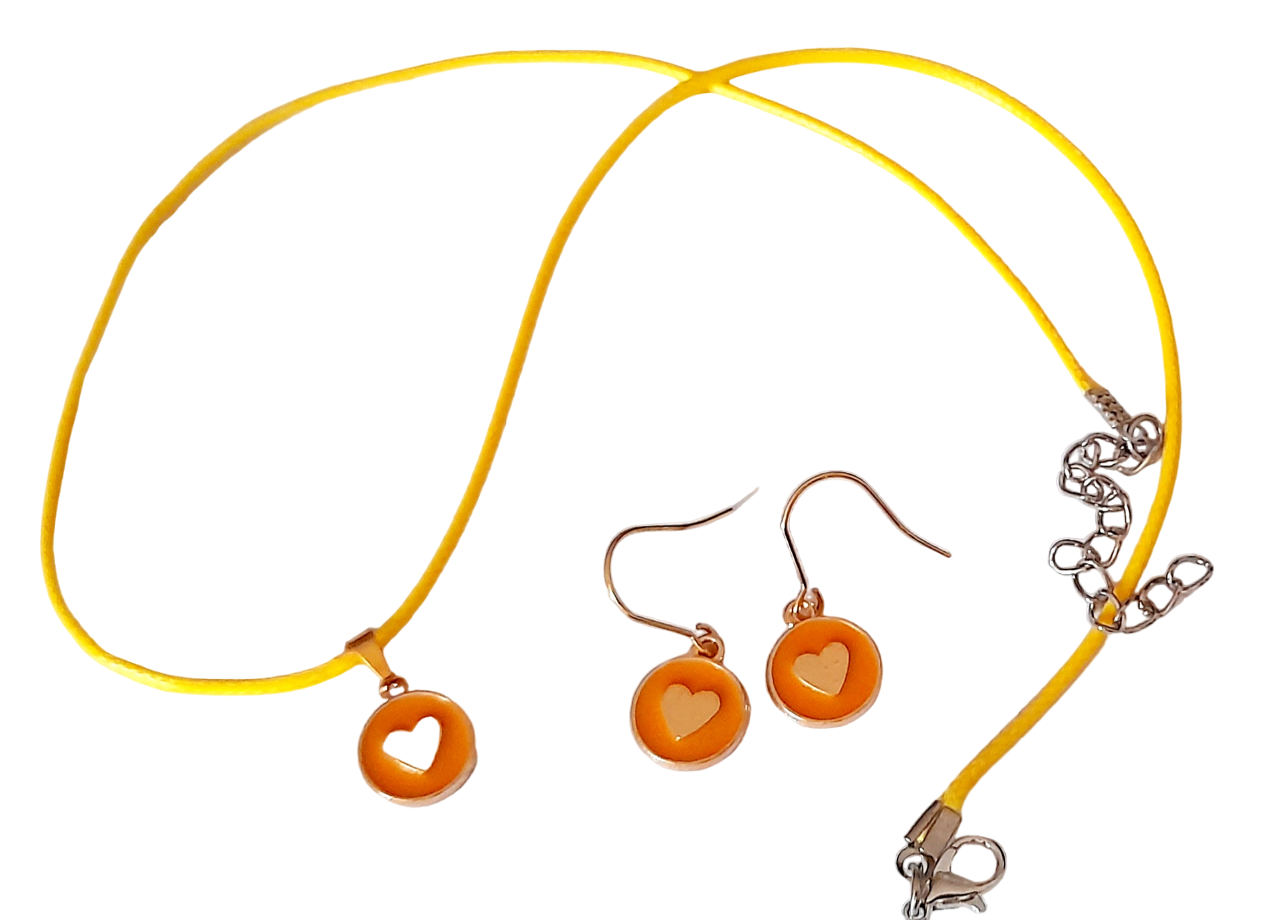 CONJUNTO CATHALIFAUDJOYAS CORAZONES - 1