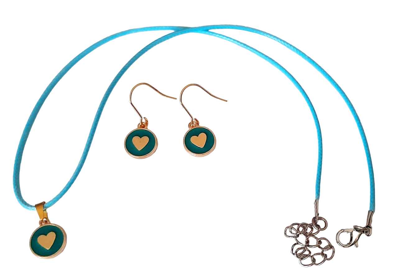 CONJUNTO CATHALIFAUDJOYAS CORAZONES - 1