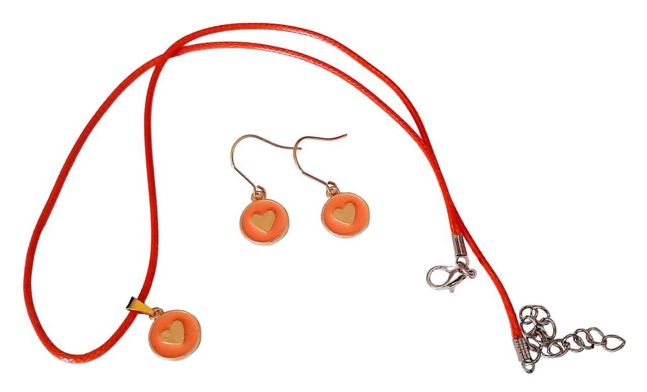CONJUNTO CATHALIFAUDJOYAS CORAZONES - 1