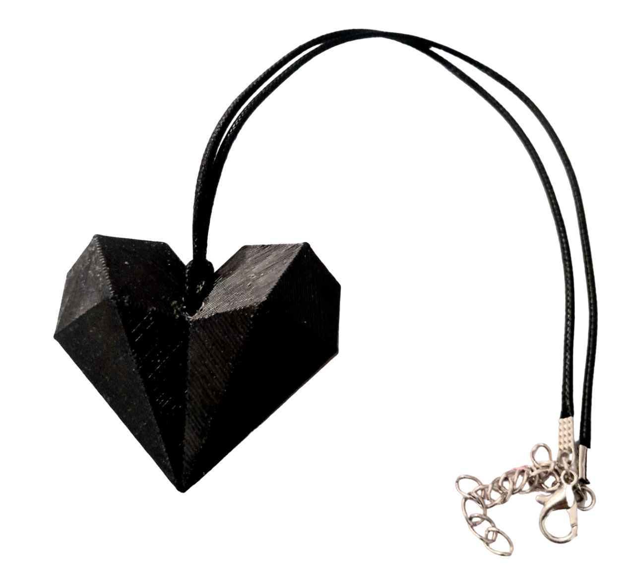 COLLAR CATHALIFAUDJOYAS CORAZON GEOMETRICO IMPRESIÓN 3D - 1