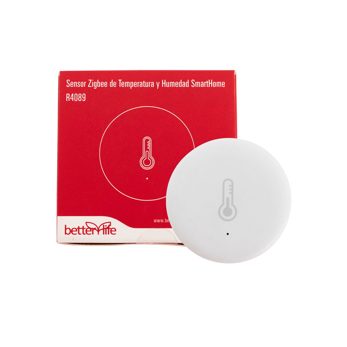 SENSOR SEGURIDAD BETTERLIFE R4089 SENSOR ZIGBEE DE TEMPERATURA Y HÚMEDAD SMARTHOME - 1