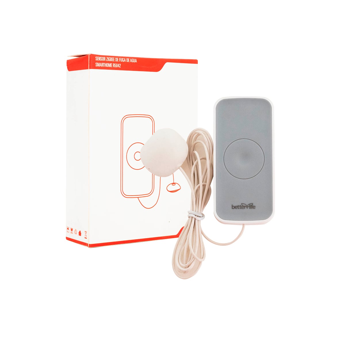 SENSOR SEGURIDAD BETTERLIFE R5042 SENSOR ZIGBEE DE FUGA DE AGUA SMARTHOME - 1