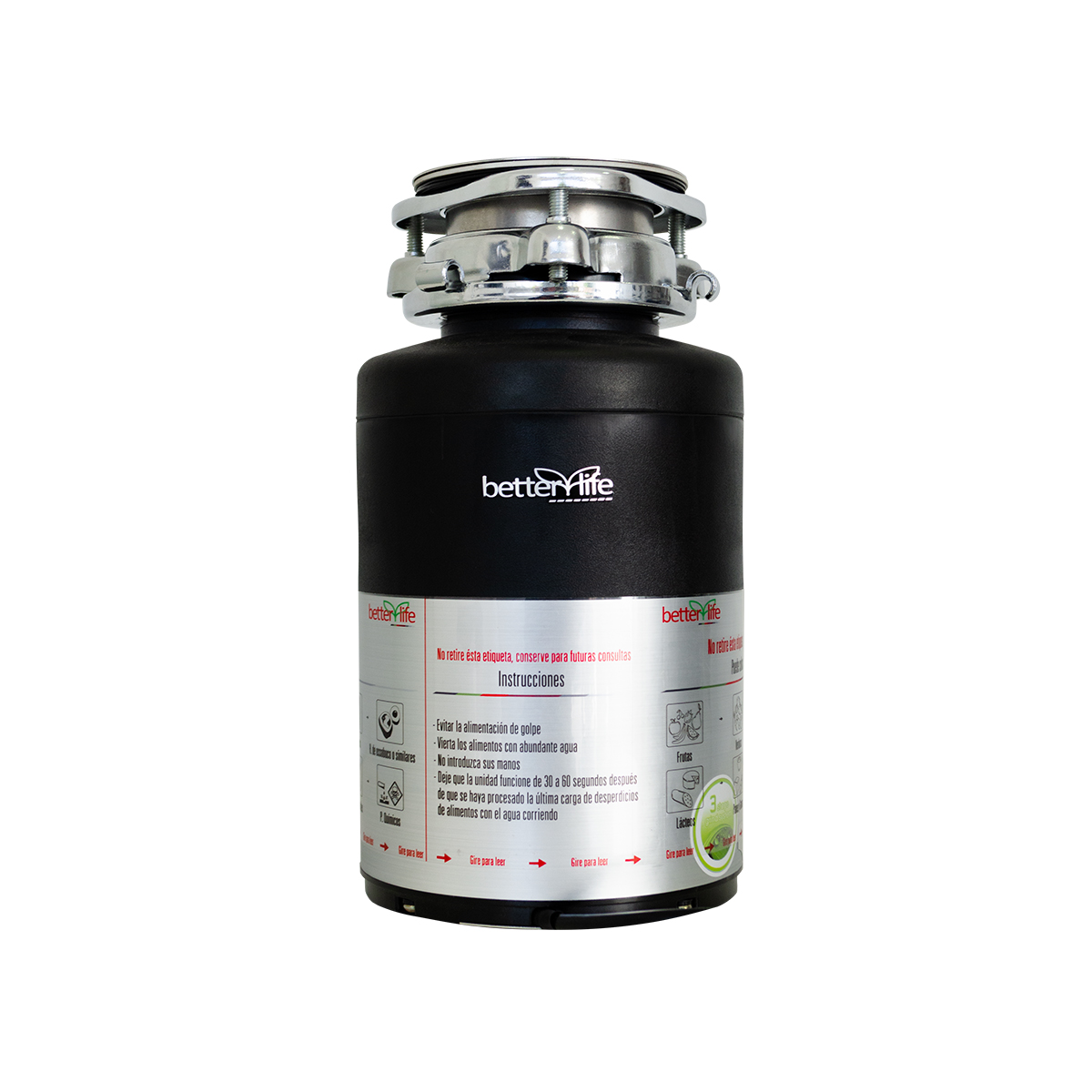 BETTERLIFE TRITURADOR BETTERLIFE BASURA LAVAPLATOS 560 W