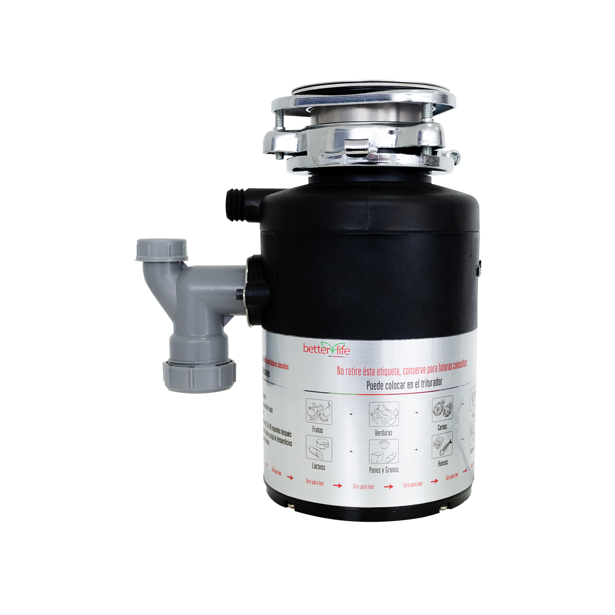 TRITURADOR BETTERLIFE BASURA LAVAPLATOS 560 W - 5