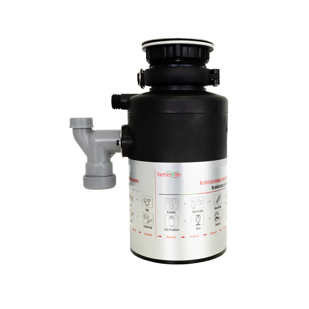 TRITURADOR BETTERLIFE BASURA LAVAPLATOS 390W - 4