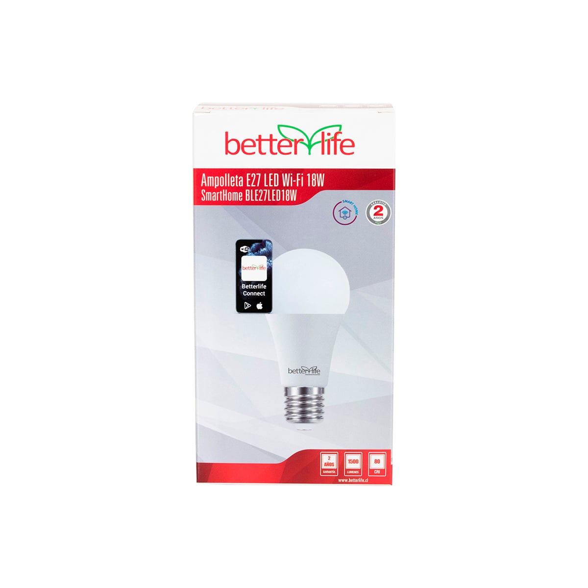 AMPOLLETA BETTERLIFE E27 LED WIFI 18 W SMARTHOME - 4