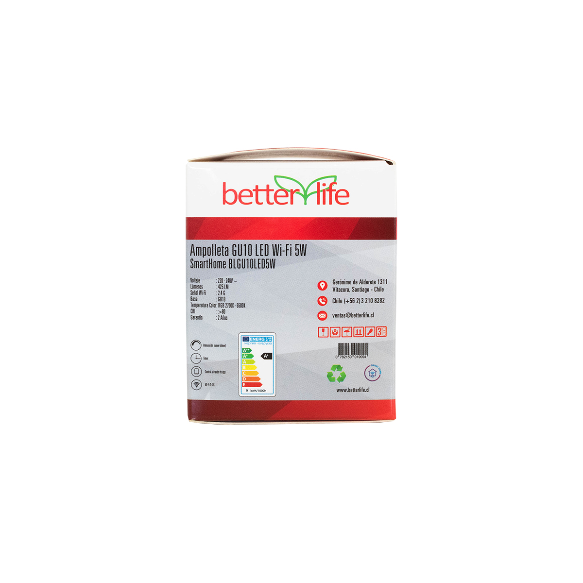 AMPOLLETA BETTERLIFE GU10 LED WIFI 5W SMARTHOME - 5