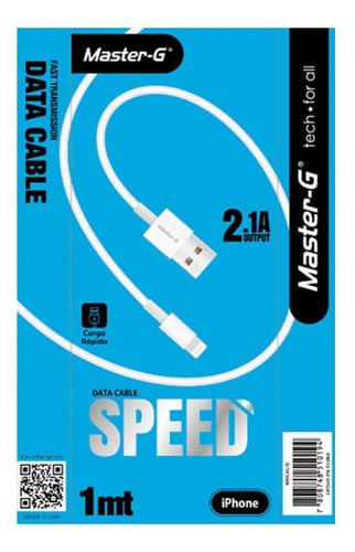 CABLE DE CARGA RAPIDA USB A LIGHTNING MGCALIG - 3