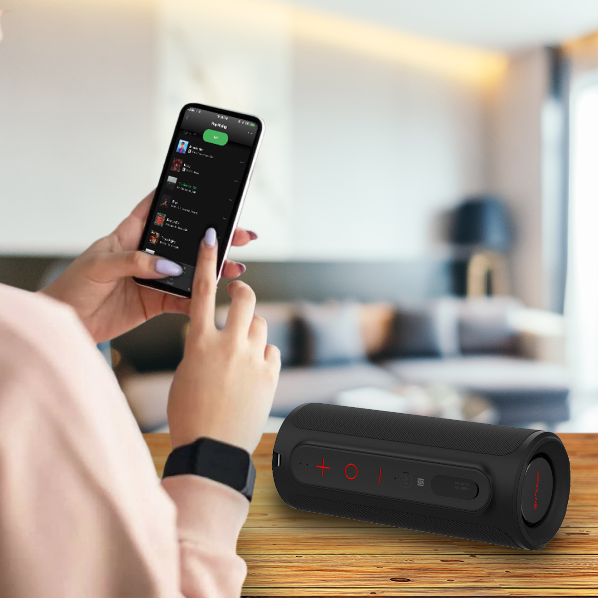 PARLANTE BLUETOOTH MASTER G PORTÁTIL HIGHWAVE IPX7 - 5