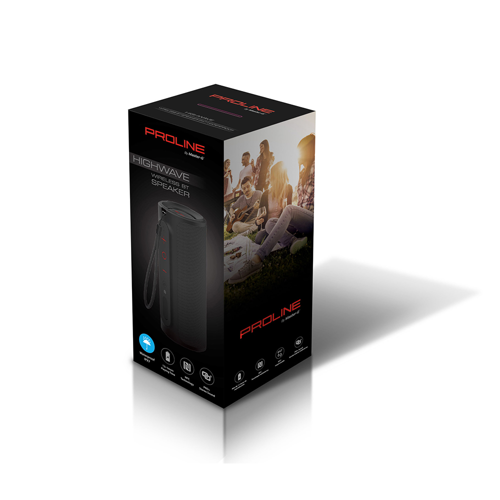PARLANTE BLUETOOTH MASTER G PORTÁTIL HIGHWAVE IPX7 - 9