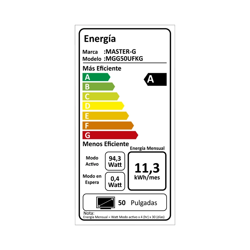 SMART TV MASTER G LED 4K UHD 50" MGG50UFKG - 6