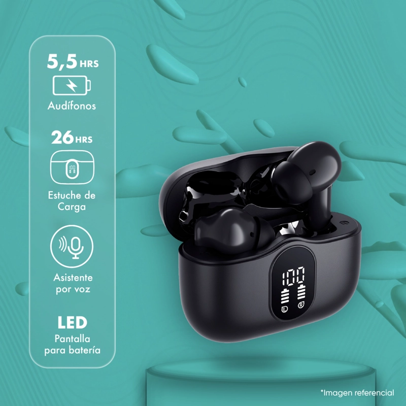 AUDIFONOS BLUETOOTH IN EAR TWS ANC BUDS30 - 3