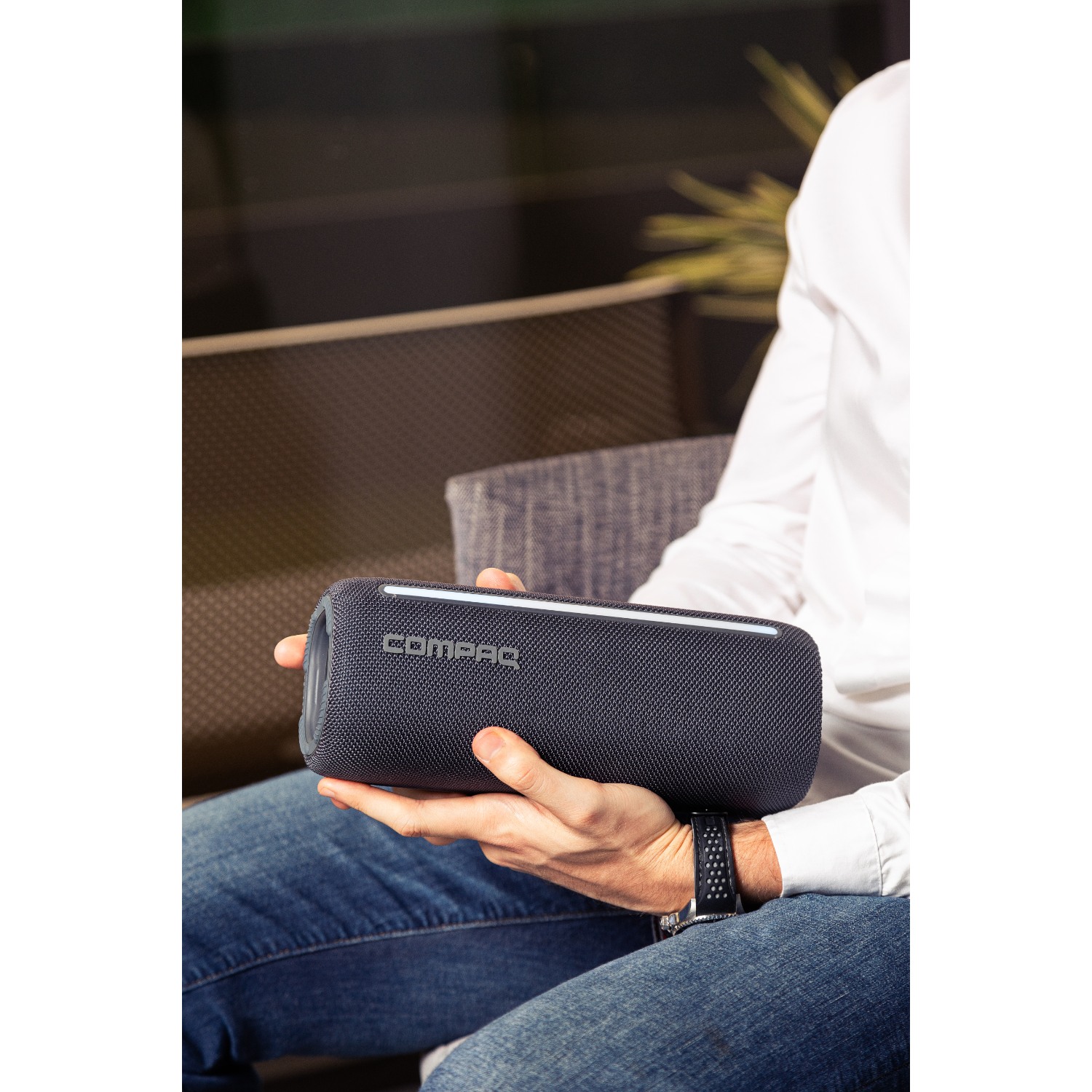 PARLANTE BLUETOOTH COMPAQ 5.0 PORTÁTIL CMQ24W IPX6 - 5