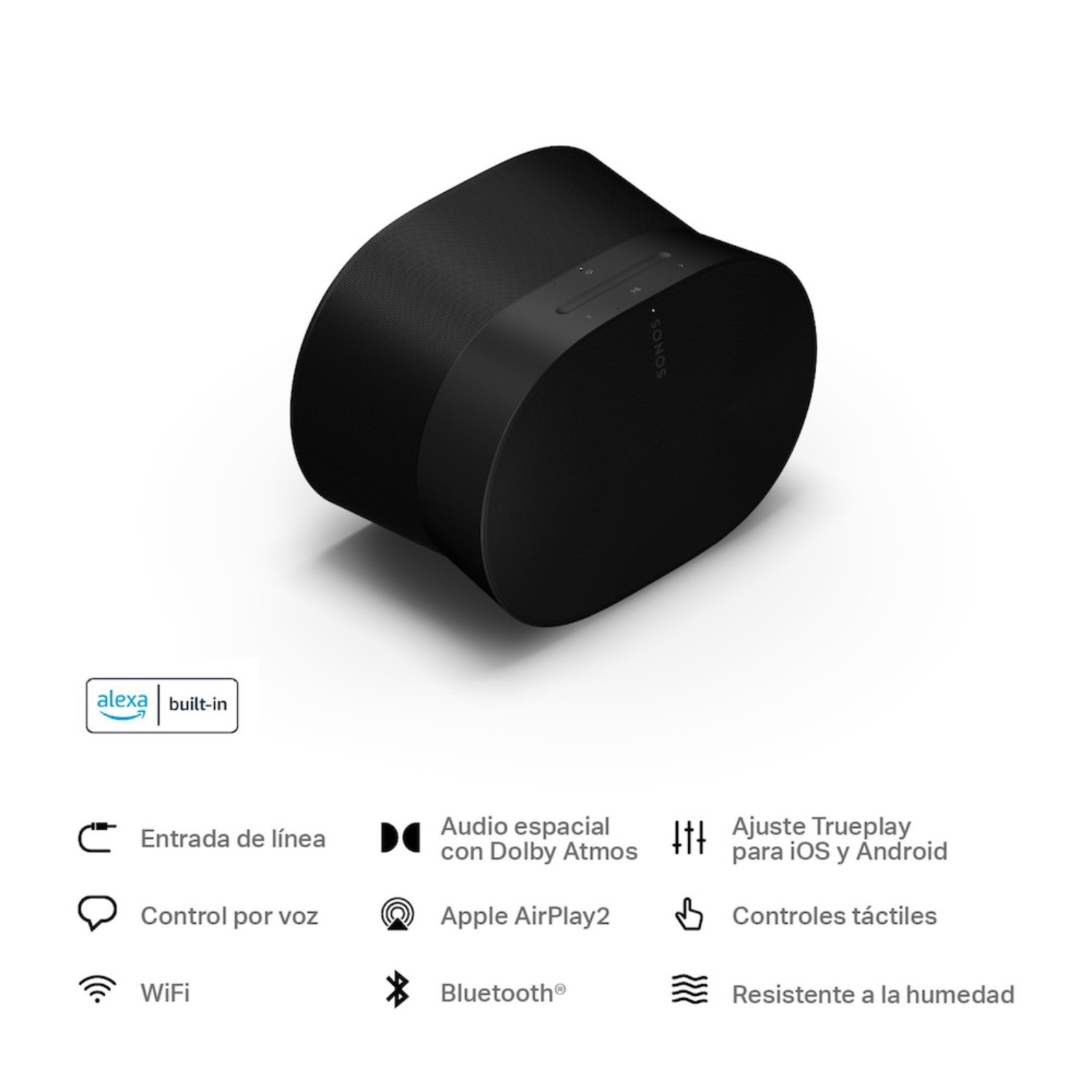 PARLANTE BLUETOOTH SONOS ERA 300 WIRELESS SPEAKER WIFI NEGRO - 8