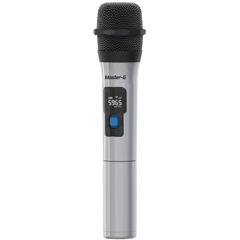 PAR DE MICROFONOS INALAMBRICOS CON RECEPTOR UHF MASTER-G - 5
