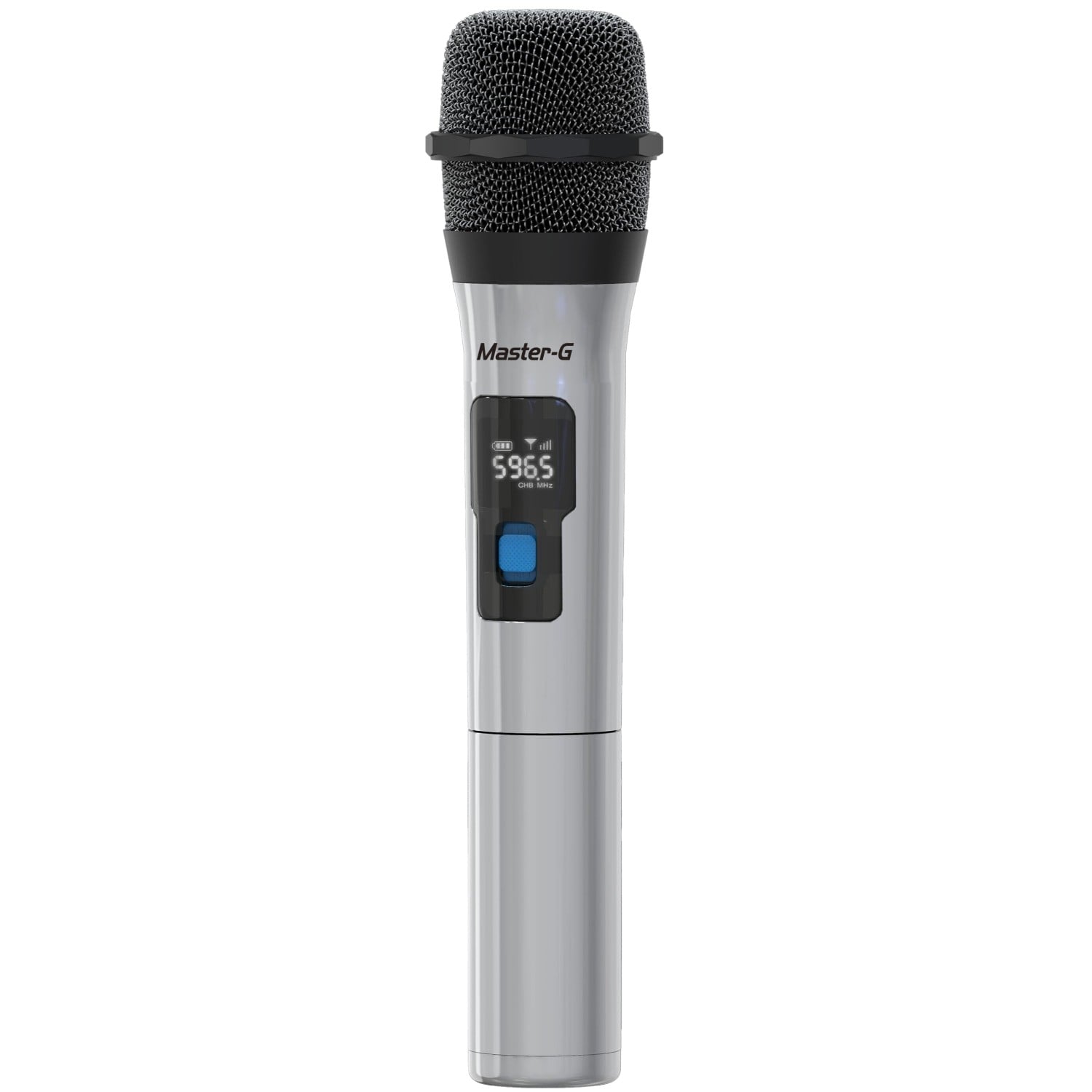 PAR DE MICROFONOS INALAMBRICOS CON RECEPTOR UHF MASTER-G - 5
