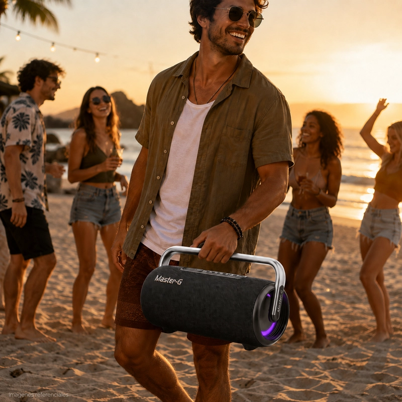 PARLANTE BLUETOOTH 5.3 IPX6 110W 5,25' SOUNDBOXPLUS MASTER-G - 7