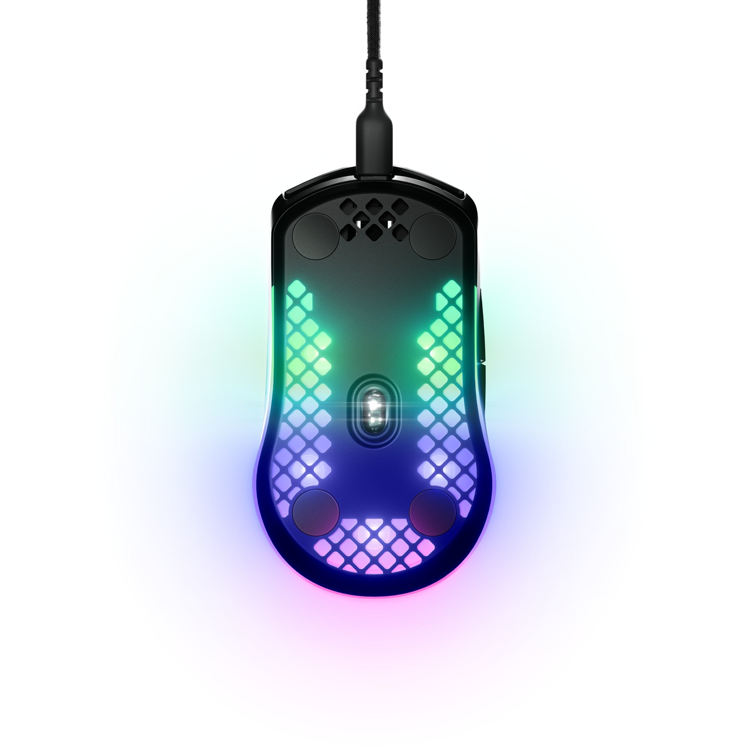 MOUSE GAMER STEELSERIES AEROX 3 ULTRALIGERO ONYX RGB 8500DPI - 3
