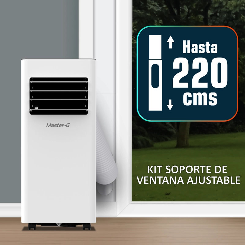 AIRE ACONDICIONADO PORTATIL WIFI 9000 BTU 4 EN 1 MGAC9PORWF - 4