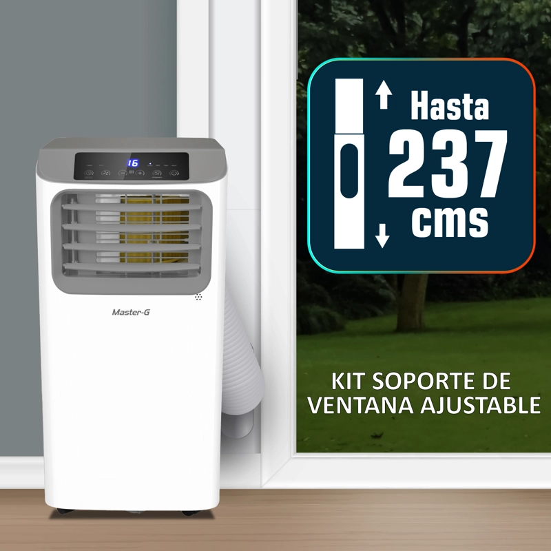 AIRE ACONDICIONADO PORTATIL WIFI 12000 BTU 4EN1 MGAC12PORWF - 4