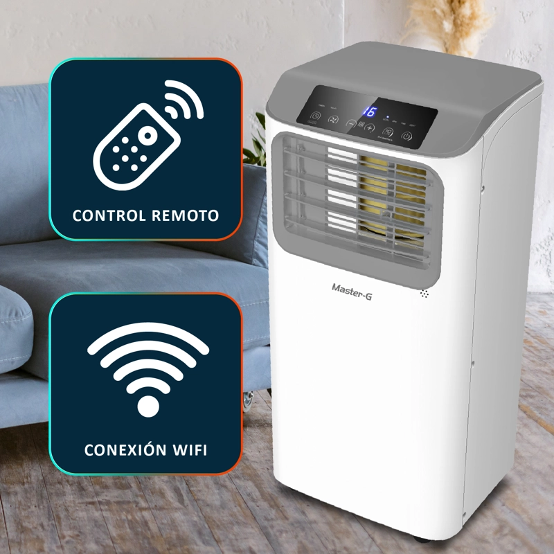 AIRE ACONDICIONADO PORTATIL WIFI 12000 BTU 4EN1 MGAC12PORWF - 6