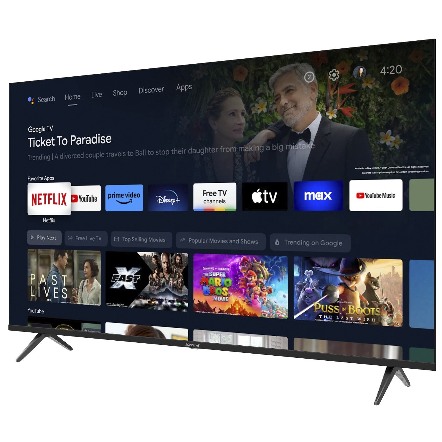 SMART TV LED 65' ANDROID UHD 4K BLUETOOTH 5.1 MGAE6500F FF - 2