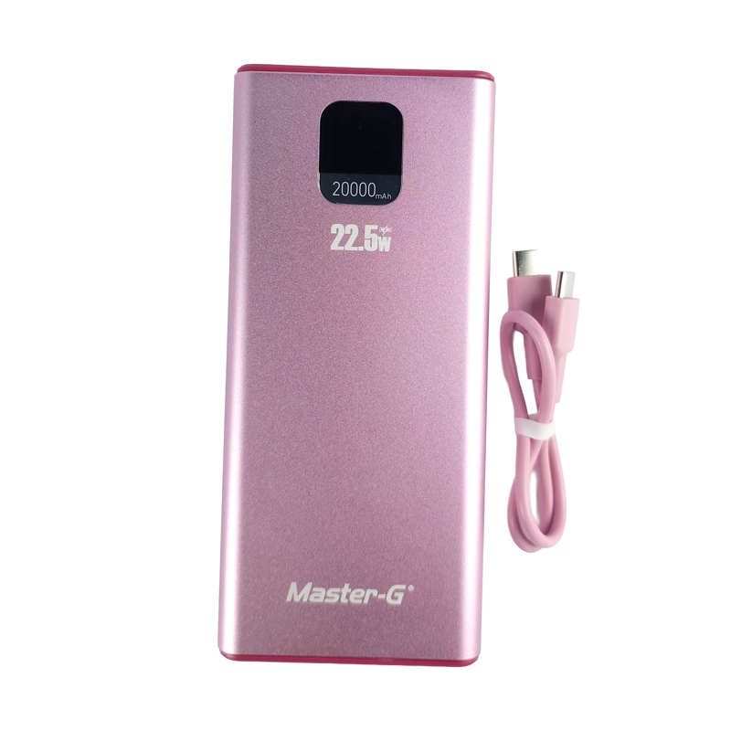 BATERIA EXTERNA POWER BANK 20000 MAH 22.5W UCP20PPD ROSADA - 6