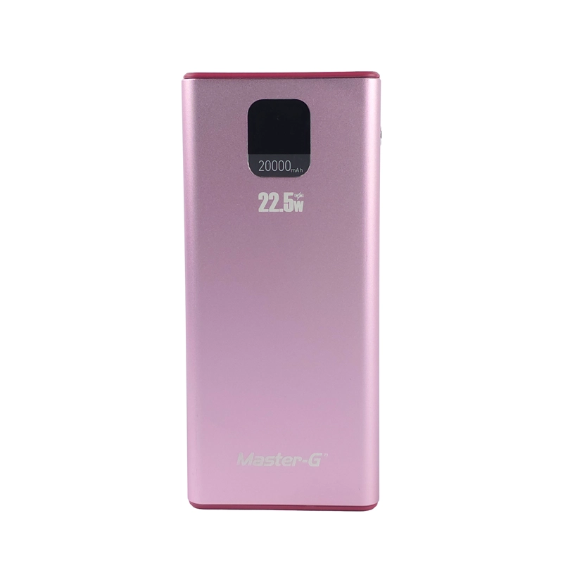 BATERIA EXTERNA POWER BANK 20000 MAH 22.5W UCP20PPD ROSADA - 7