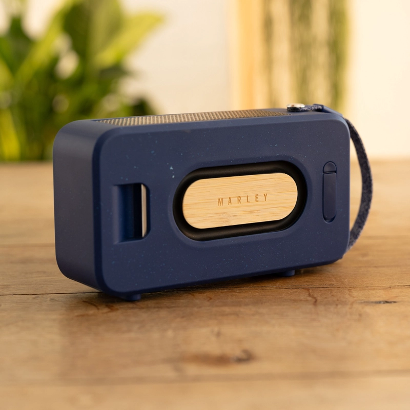 PARLANTE BLUETOOTH 5.3 WATERPROOF RISE UP SOLAR AZUL MARLEY - 8