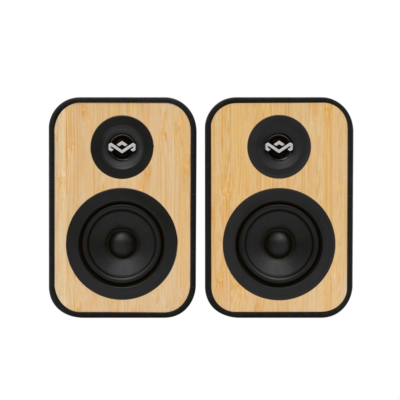 PARLANTES BLUETOOTH 5.3 UPLIFT BOOKSHELF NEGROS MARLEY - 2