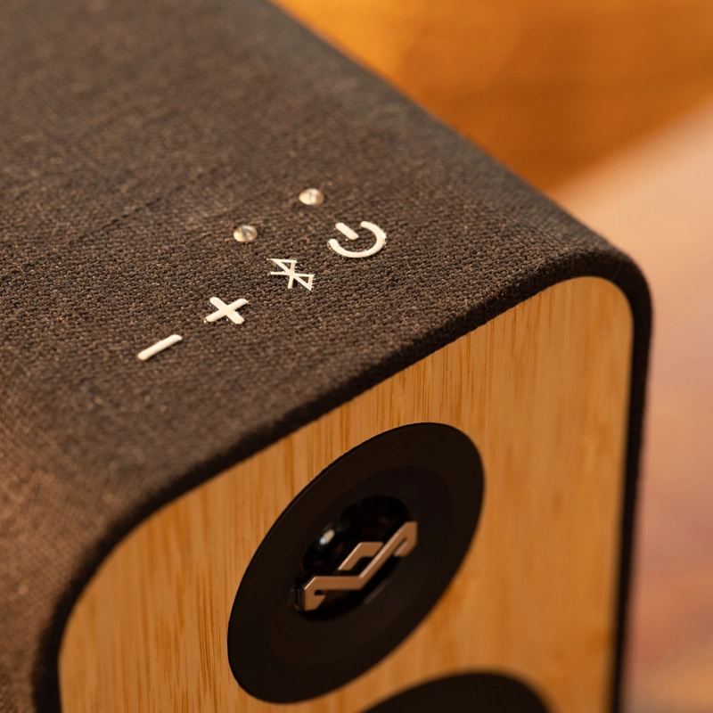 PARLANTES BLUETOOTH 5.3 UPLIFT BOOKSHELF NEGROS MARLEY - 5