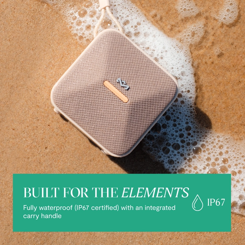 PARLANTE BLUETOOTH 5.3 WATERPROOF RISE UP CREAM MARLEY - 2