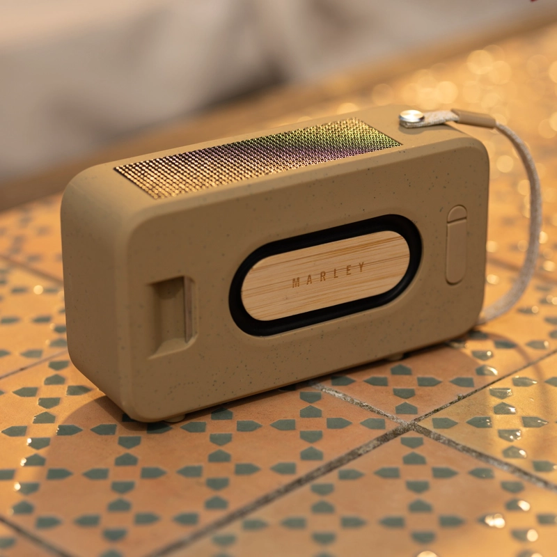 PARLANTE BLUETOOTH 5.3 WATERPROOF RISE UP SOLAR NEGRO MARLEY - 8