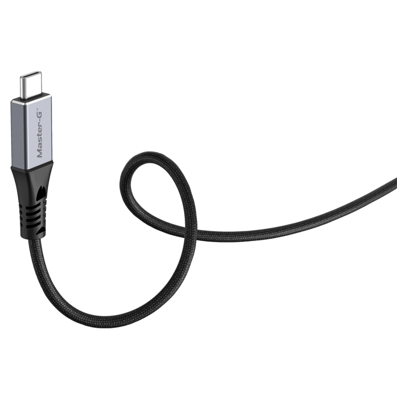 CABLE USB 4 TIPO C DUAL 8K 60HZ 40GBPS 240W 1MT MASTER-G - 3