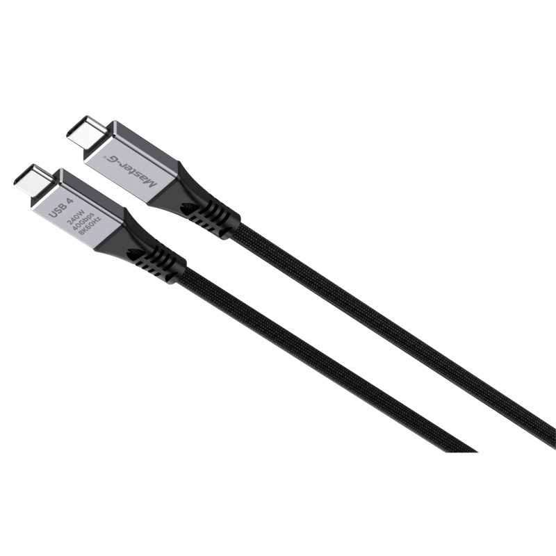 CABLE USB 4 TIPO C DUAL 8K 60HZ 40GBPS 240W 1MT MASTER-G - 5