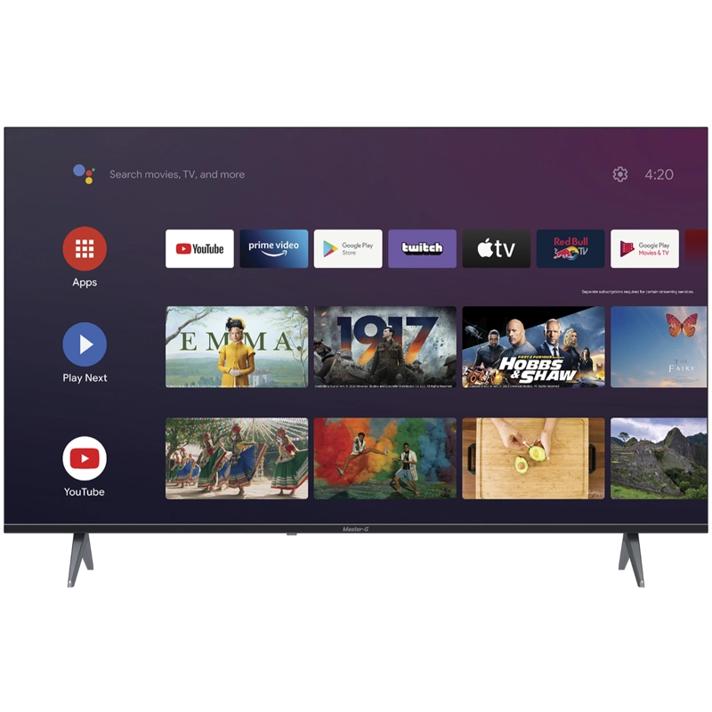 SMART TV LED 50' ANDROID 4K BLUETOOTH MGAE50F MASTER-G - 8