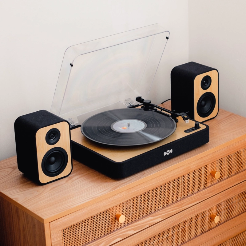 TORNAMESA BLUETOOTH REVOLUTION CON PARLANTES MARLEY - 2