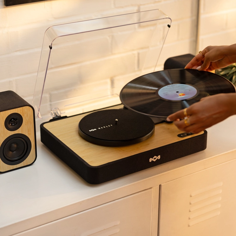 TORNAMESA BLUETOOTH REVOLUTION CON PARLANTES MARLEY - 5