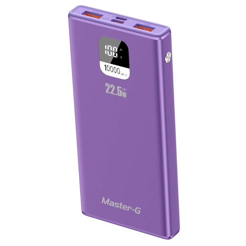 BATERIA EXTERNA POWER BANK 10000 MAH 22.5W UCP10MPD MORADA - 1